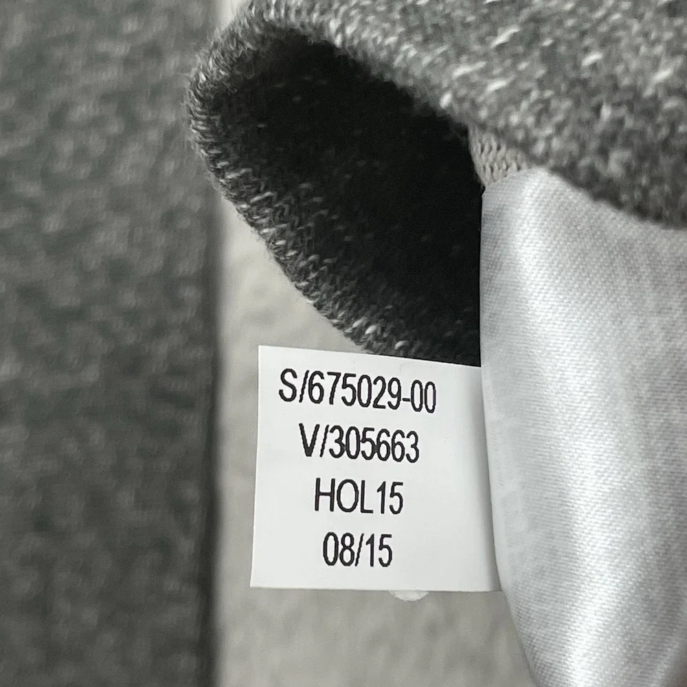 New Banana Republic Henley Shirt Mens Large Heather Gray Long Sleeve Preppy NWT - Picture 8 of 8